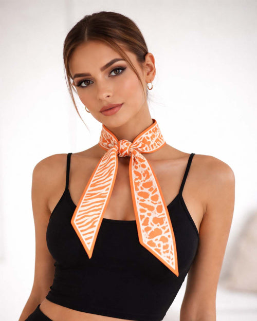 Elodie Silky Skinny Scarf Tie