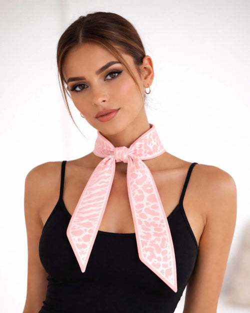 Elodie Silky Skinny Scarf Tie