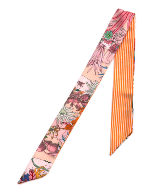 Elodie Silky Skinny Scarf Tie