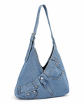 Stevie Vintage Denim Hobo Bag