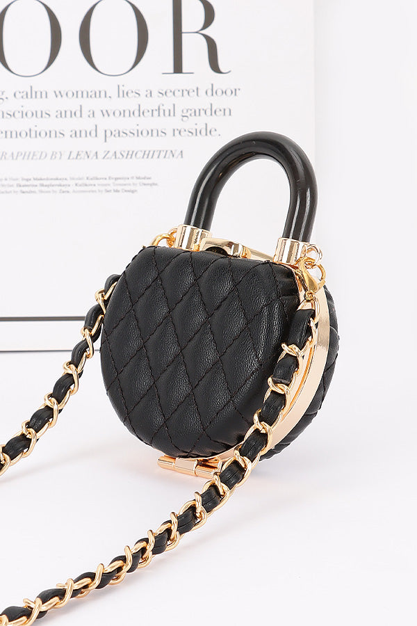 Anne-Marie Quilted Purse Compact Mirror