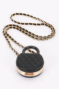Anne-Marie Quilted Purse Compact Mirror