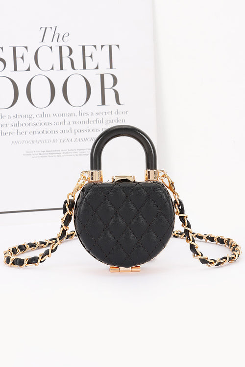 Anne-Marie Quilted Purse Compact Mirror