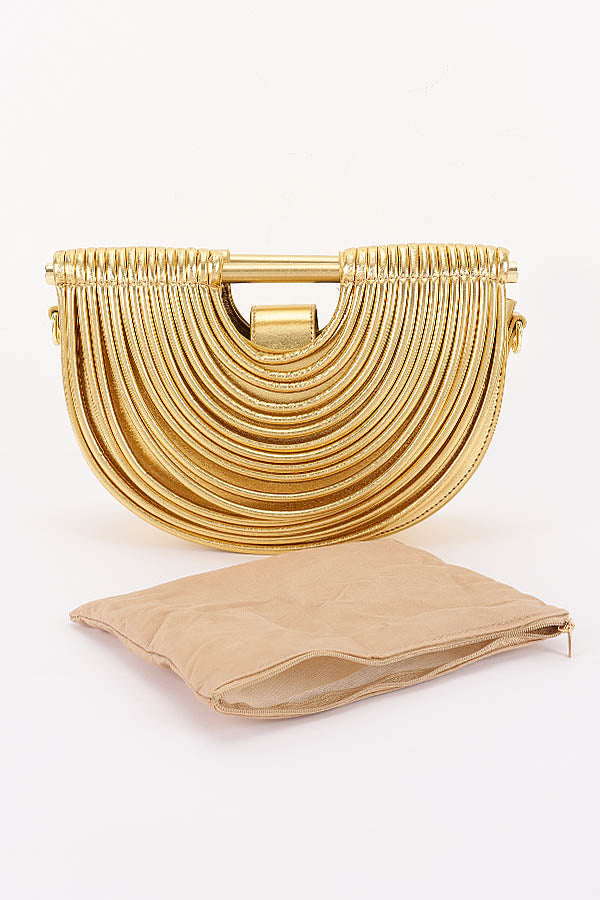 Lucia Sculptural Shoulder Bag