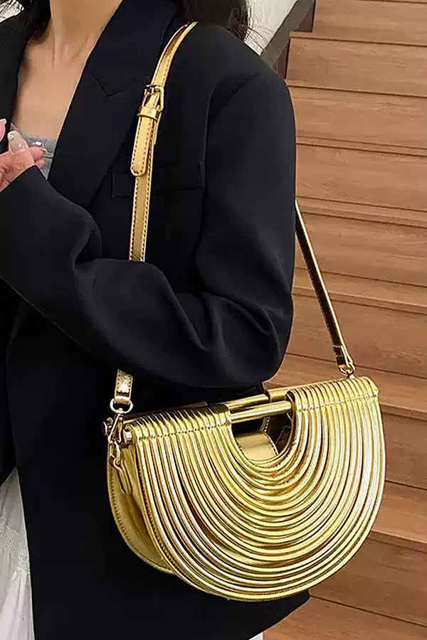 Lucia Sculptural Shoulder Bag