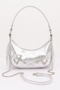 Silver Horsebit Accent Hobo Bag supplier photo