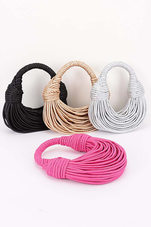 Nova Metallic Noodle Hobo Bag