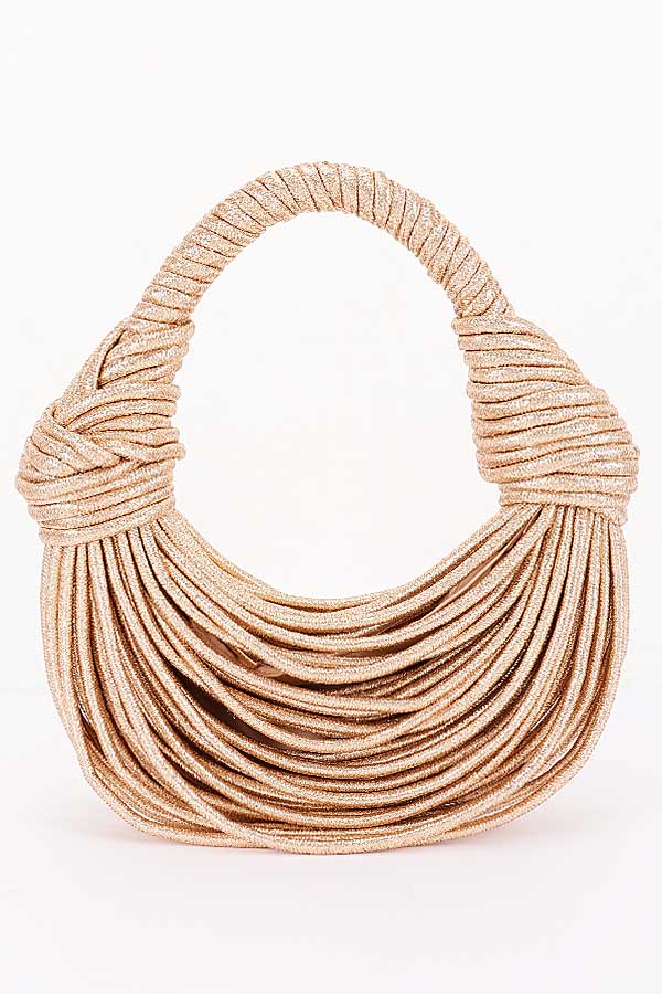 Nova Metallic Noodle Hobo Bag