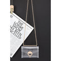 Brielle Clear Chain Crossbody Bag