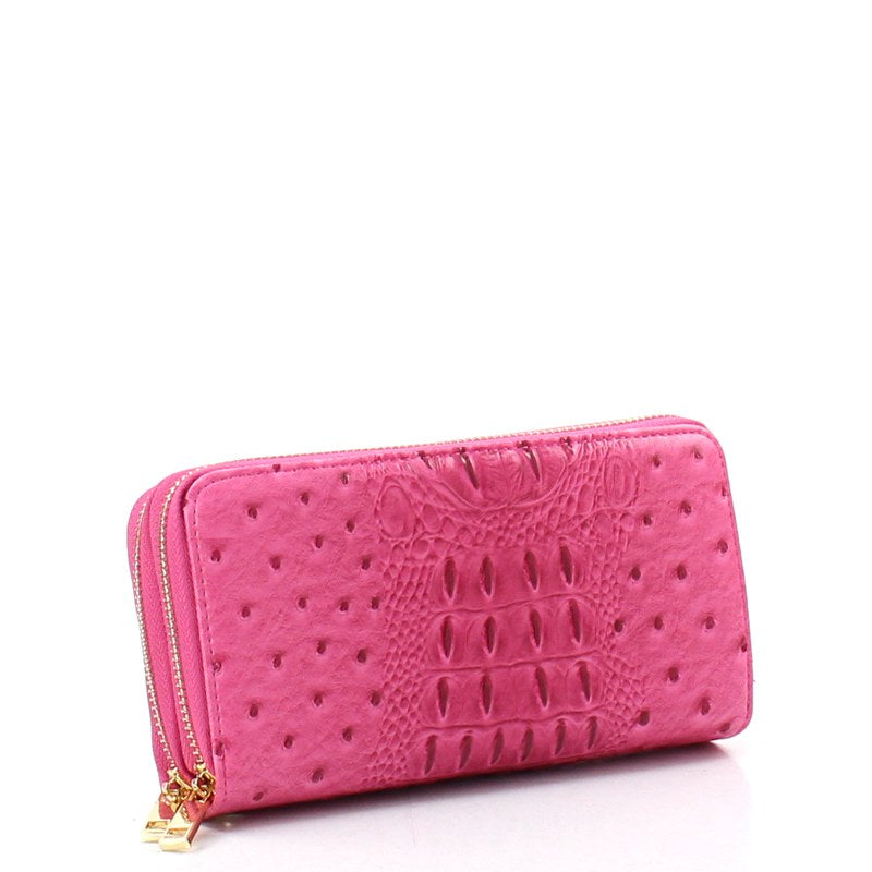 Sloane Double-Zip Wristlet Wallet