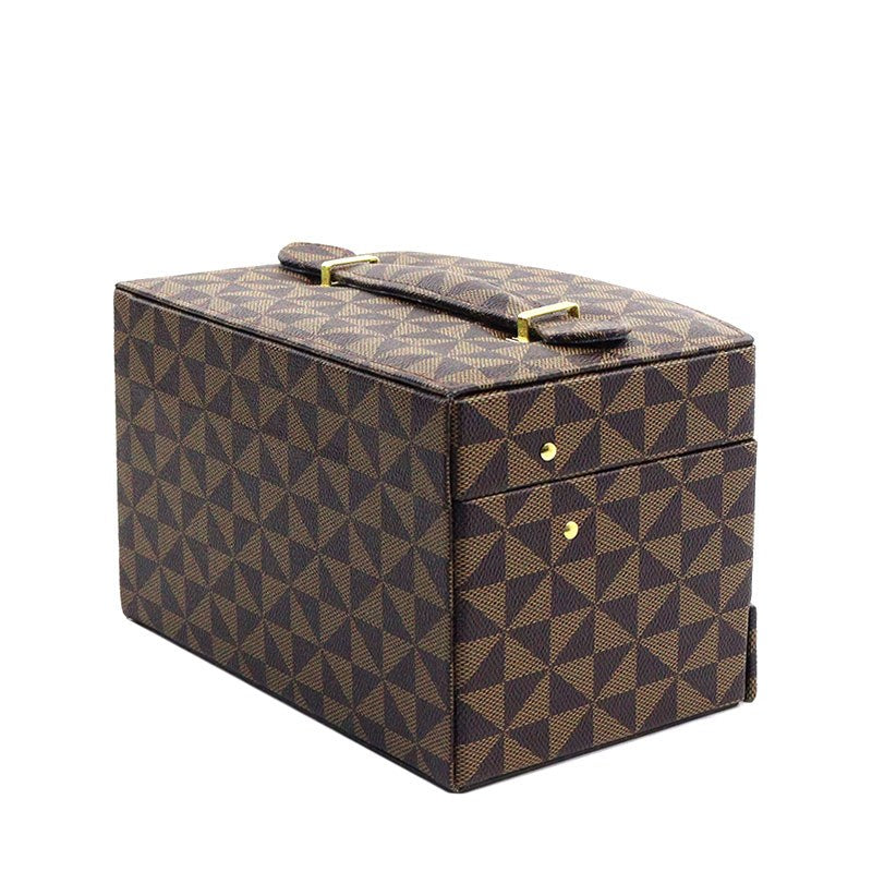 Camille Geometric Jewelry & Cosmetic Case